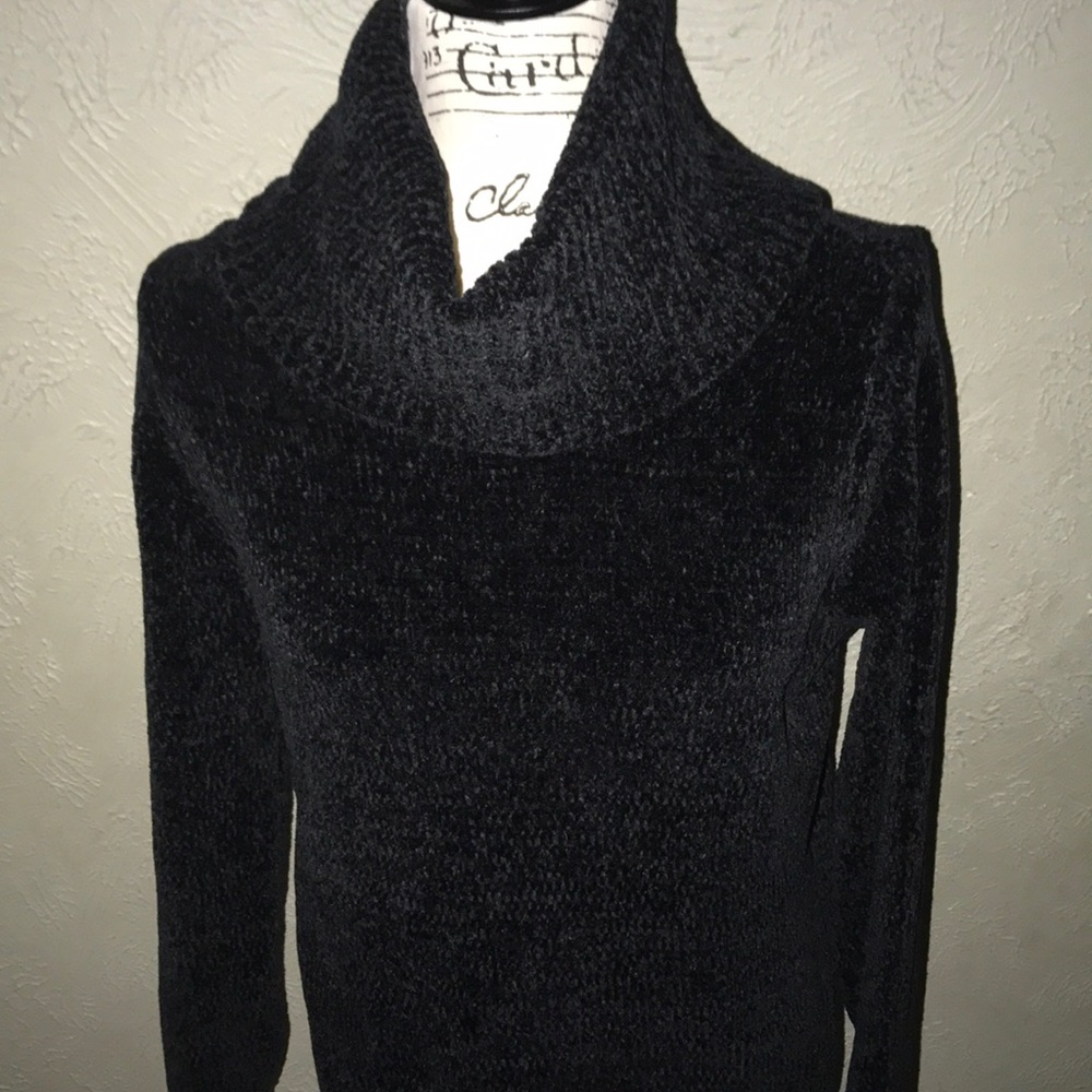 Chenille cowl neck sweater by Loft